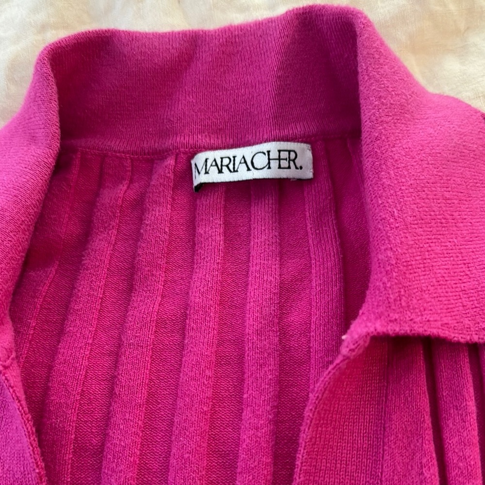 Maria Cher Pink Ribbed Set - Picture 4 of 4